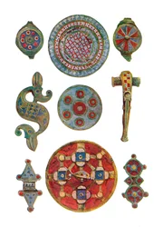 Ornamenti smaltati romano-britannici, British Museum