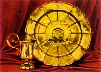 Brocca e bacile per acqua di rose, 1938