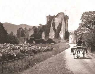 Castello di Ross, Isola di Ross, Contea di Kerry, Irlanda, 1894