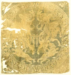 Rotella con Amazzoni e una Croce, Bizantino, VII-IX secolo