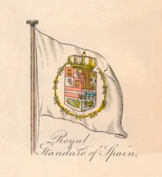 Stendardo reale di Spagna, 1838