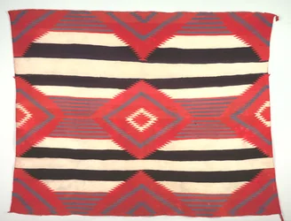 Stile di coperta del capo di terza fase, tessitura di Germantown, c. 1890-1910