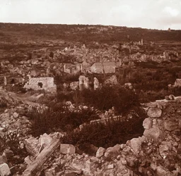 Rovine, Anizy-le-Château, Francia settentrionale, c1914-c1918