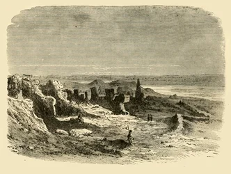 Rovine a Sais, 1890
