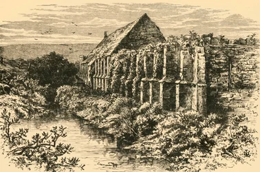 Rovine del fienile, Abbazia di Abbotsbury, 1898