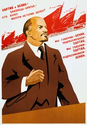Poster del Partito Comunista Russo
