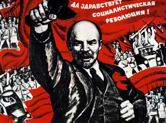 Poster del Partito Comunista Russo, XX secolo
