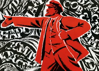 Poster del Partito Comunista Russo, XX secolo
