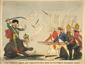 Orso russo e il suo invincibile cavaliere, 1791