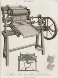 Stampa di Ruthven e stampa di Bacon e Donkin
