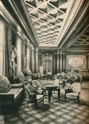 S. S Ile de France, Grand Salon, c1927