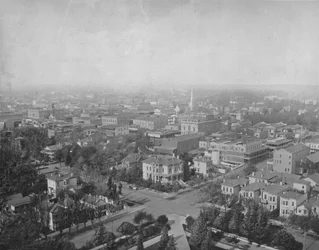 Sacramento, Cal., dalla cupola del Campidoglio, c1897