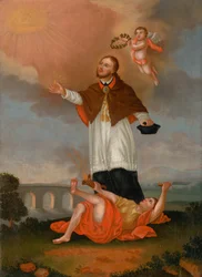 San Giovanni Nepomuceno glorificato dagli angeli