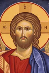 Monastero ortodosso di Saint-Antoine-le-Grand: Icona di Cristo Pantocratore, Saint-Laurent-en-Royans, Francia