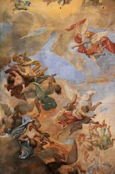 Affresco sul soffitto della basilica di Sant