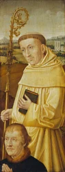 San Bernardo con Donatore (recto)