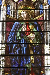 Cattedrale di San Pietro. Vetrata. San Giovanni. Ginevra. Svizzera