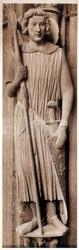 San Teodoro, Cattedrale di Chartres, Francia, XIII secolo