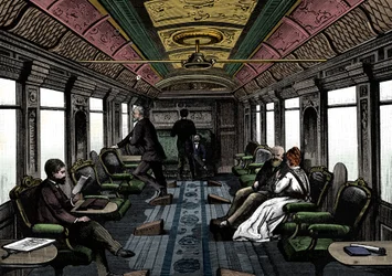 Carrozza salone sull
