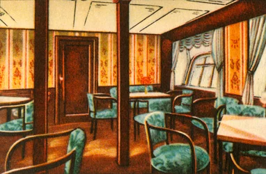 Salone a bordo di un dirigibile, 1932