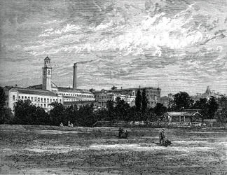 Fabbriche di Saltaire, c1880