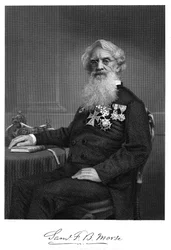 Samuel Finley Breese Morse, artista e inventore americano, 1872