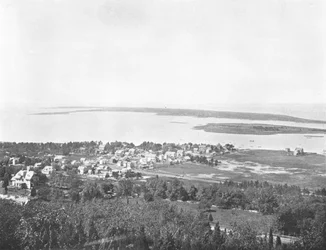 Sandy Hook, da Highland Light, New Jersey, USA, c1900