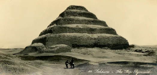 Saqqara - La Piramide a gradoni, c1918-c1939