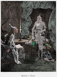 Scena da Un Canto di Natale di Charles Dickens, 1843