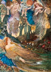 Scena da Sogno di una notte di mezza estate di Shakespeare