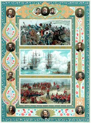 Scene da scontri militari britannici