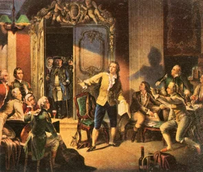 Schiller legge la sua prima opera, I Masnadieri, 1936