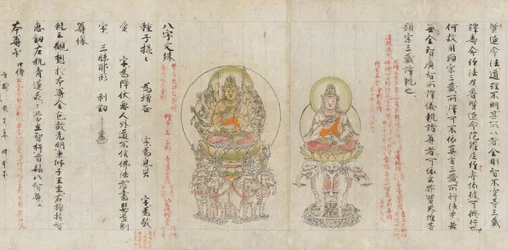 Rotolo dal Compendio di Disegni Iconografici Zuzosho