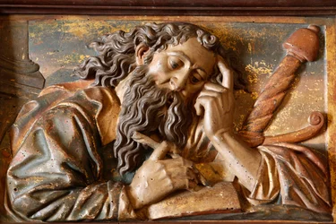 Scultura nella cattedrale di Maiorca: San Paolo, Palma, Spagna