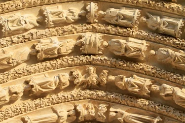 Sculture. Cattedrale di Santo Stefano, Bourges