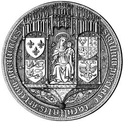 Sigillo delle quattro nazioni o della Facoltà delle Arti, XVI secolo, 1849