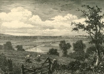 Sedgemoor, da Middlezoy, 1898.