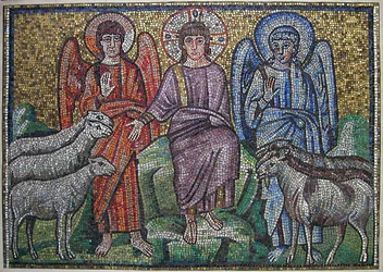 Separazione di pecore e capre, bizantino, originale dei primi del VI secolo