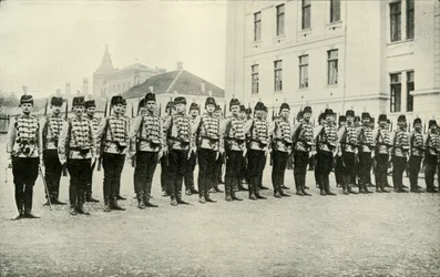 Cavalleria serba in parata, 1919