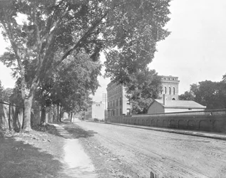 Sheffield Hall, Yale College, New Haven, Connecticut, USA, c1900