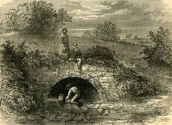 Pozzo dei pastori nel 1820, c1876