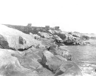 Fronte del mare, Marblehead, Massachusetts, USA, c1900