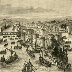 Assedio di Parigi da parte dei Normanni, 845, 1890