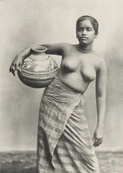 Singhalesin des Niederlands senza il consueto soprabito, 1926