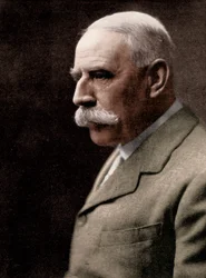 Sir Edward Elgar, 1857-1934, compositore inglese, inizio XX secolo