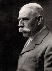 Sir Edward Elgar, 1857-1934, compositore inglese, inizio XX secolo