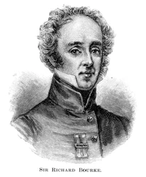 Sir Richard Bourke, Governatore del Nuovo Galles del Sud, 1886