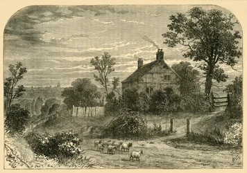 Casa di Sir Richard Steele, Haverstock Hill, c1876
