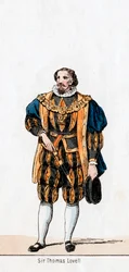 Sir Thomas Lovell, costume design per l