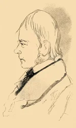 Sir Walter Scott - Copia di uno schizzo dal vivo, 1882
